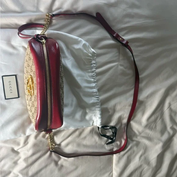 Gucci Beige and Red Crossbody Camera Bag (Rare) - Picture 16 of 16